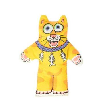 Imagem de Brinquedo Para Gato Kitten Little Catnip Laranja Fat Cat