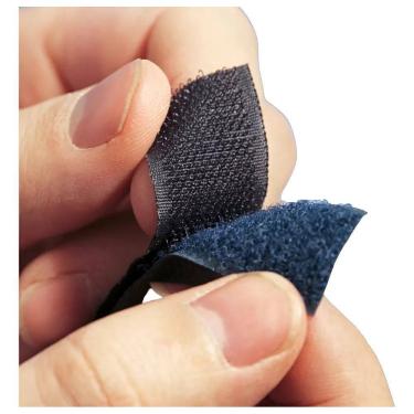 Imagem de Fita Fecho Adesivo Autocolante Tela Mosquiteira Branco 20Mm