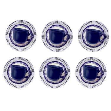 Imagem de Conjunto Biona 12 Peças Xícaras + Pires Donna Colb 200ml