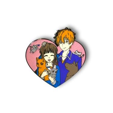 Imagem de Cesta de frutas Anime Merch: Pinos de mangá e figura, Zinco, Esmalte duro