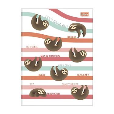 Imagem de Caderno Brochura Pequeno Capa Dura 1/4 80 Folhas Nap Nap Tilibra Estampa 2