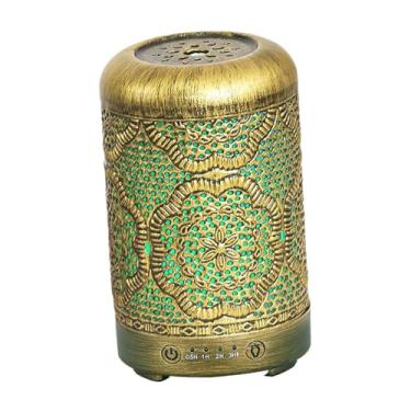 Imagem de Generic Difusor de óleos essenciais, difusor de fragrâncias para casa, umidificador de névoa fria para óleos essenciais perfumados, Ouro Bronze