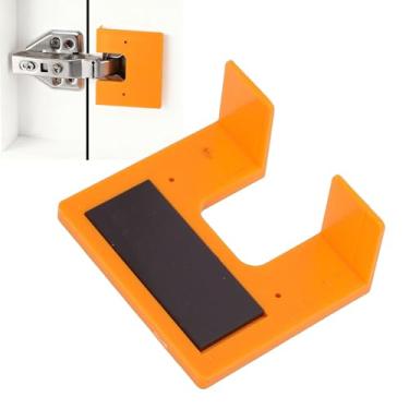 Imagem de Asixxsix Espaçador Magnético da Dobradiça da Porta do Armário, Ferramenta de Alinhamento de Lacuna para Instalação Porta do Armário, Gabarito de Encaixe de Dobradiça de Portas de