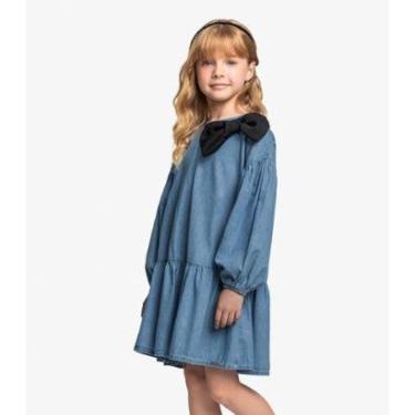 Imagem de Vestido Infantil Light Denim Trick Nick-Feminino