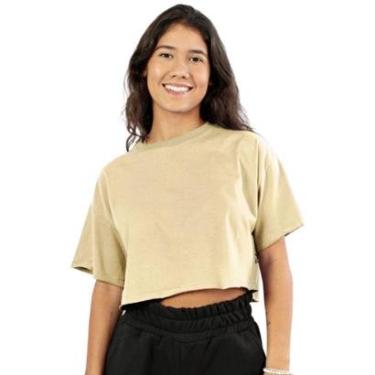 Imagem de Camiseta Tshirt Cropped Feminino-Feminino
