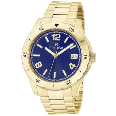 Imagem de Relógio Champion Masculino Ref: Ca31239a Casual Aço Dourado