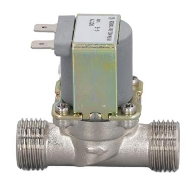 Imagem de Marhynchus Válvula Solenóide Elétrica DC12V, Rosca G1/2 Polegada Válvula de Drenagem de água de Alta Temperatura Com Função de Verificação e Filtro Removível, para Dispensador, Máquina de