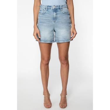 Imagem de Bermuda Jeans Curta Azul Claro-Feminino