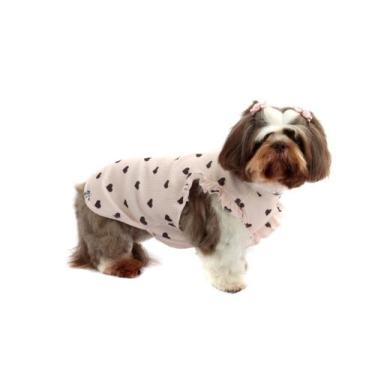 Imagem de Blusa In Love para Cachorro e Gato Pet - Bichinho Chic, Rosé, PP