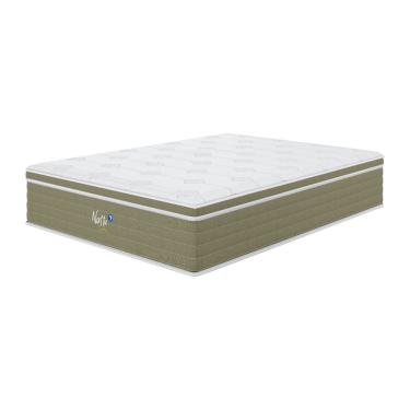 Imagem de Colchão Sonos Nattu Látex Casal Mola Ensacada 138x188x34