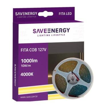Imagem de Fita LED COB 127V 10W/m 4000K 10m IP20 Save Energy