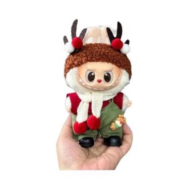 Imagem de Conjunto De Fantasia Festiva De Natal Para Boneca Labubu: Vestido De P