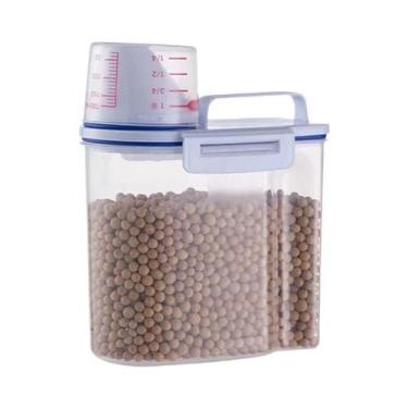 Imagem de Container De Armazenamento De Ração Para Animais De Estimação Com Gran