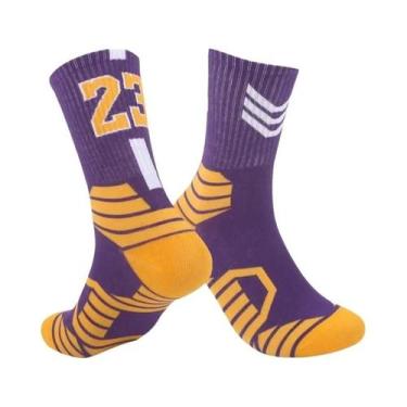 Imagem de Meias Profissionais De Basquete Masculinas, Rápido Secagem, Respirávei