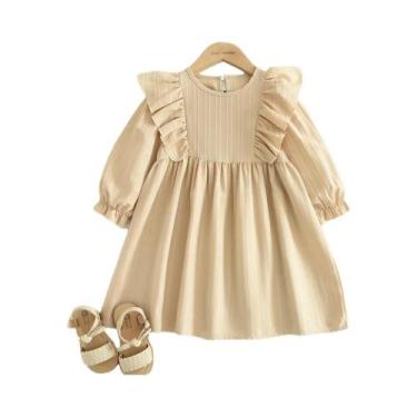 Imagem de Vestido Casual Floral Para Meninas, Roupas De Princesa Para Crianças D