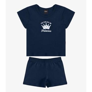 Imagem de Conjunto Infantil Blusa com Shorts Select Azul, 1, Azul