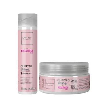 Imagem de Kit Cadiveu Essentials Boca Rosa Quartzo Shine - Shampoo e Máscara-Unissex