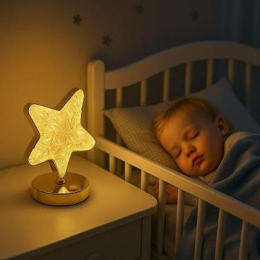 Imagem de Luminária LED Abajur Recarregável USB Branco quente e Luz mista Presen