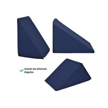 Imagem de Travesseiro Cunha de Encosto Antirefluxo Apoio Para Repouso Descanso T