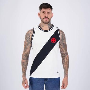 Imagem de Regata Vasco Anos 70 Branca