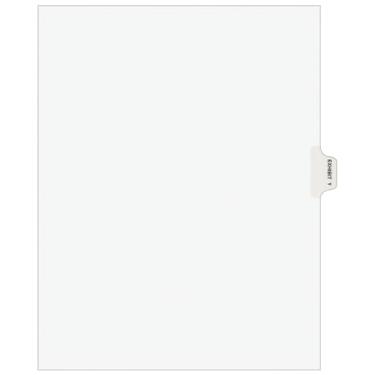 Imagem de Divisórias legais individuais Avery, tamanho de letra, exibição Y (1395)