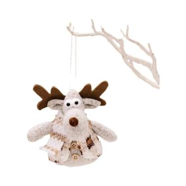 Imagem de Enfeites De Natal Para Pendurar: Papai Noel, Boneco De Neve, Alce E Ár
