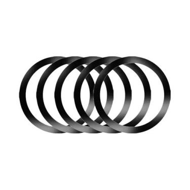 Imagem de Anel De Metal Magnético Fino Para Carregador Sem Fio Magsafe, Adesivo 