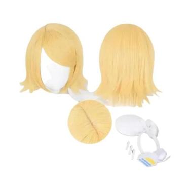 Imagem de Fantasia De Cosplay Vocaloid Rin Len Amarela, Uniforme De Marinheiro P