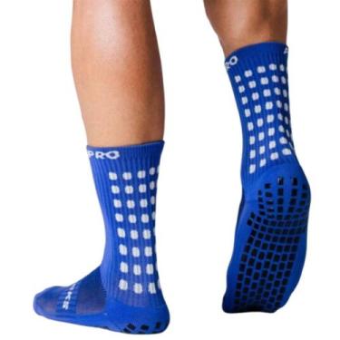 Imagem de Meia Esportiva Futebol Grip Draft ProSocks, Azul escuro, 38/44