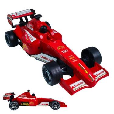 Imagem de Carro Fórmula 1 de Fricção Miniatura Infantil Brinquedo Plástico Resis
