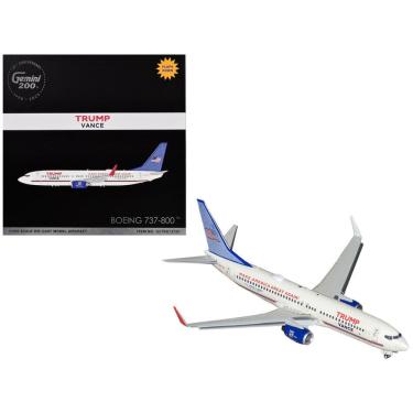 Imagem de Avião GeminiJets Trump–Vance Campaign Boeing 737-800W 1:200