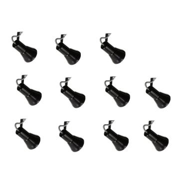 Imagem de Kit 11 Spot Trilho Perfilado Eletro calha Par20 Bulbo OL3