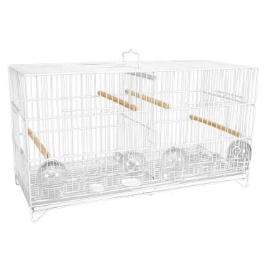 Imagem de Gaiola Criadeira Para Canário 6 Comedouros Meia Lua Quatiguá