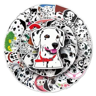 Imagem de Adesivos Dalmatians Animal Anime Cartoon PVC 50 unidades - yiweisai