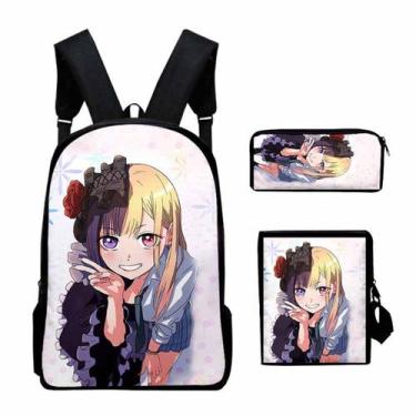 Imagem de Conjunto de mochilas My Dress Up Darlings Cartoon Kids School 3 unidad