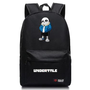 Imagem de Mochila Undertales Sans Cartoon Kids School Oxford 45cm - Yiweisai