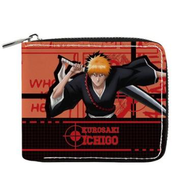 Imagem de Carteira, porta-moedas, couro, duas dobras, branqueador, Kurosaki Ichi