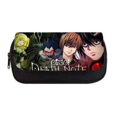 Imagem de Caixa de lápis Deaths Notes Bolsa de papelaria de grande capacidade - 