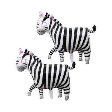 Imagem de Balões De Animais De Desenho Animado Da Selva Para Crianças: Girafa, L