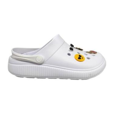Imagem de Babuche Clog Feminino Eva Leve e Macio Com Bottons Moleca 5832101-Feminino