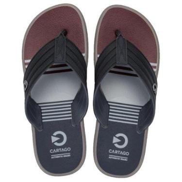 Imagem de Chinelo Cartago Montreal 11729 Sandália Casual Dedo Leve-Masculino