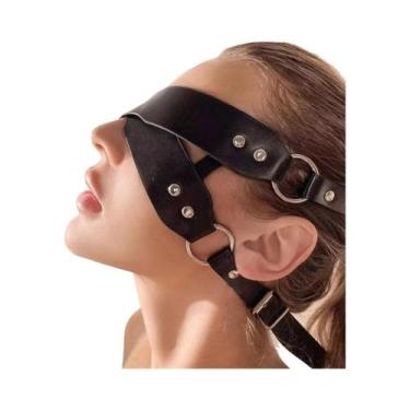 Imagem de Máscara De Baile De Máscaras Feminina Ajustável Em Couro PU, Venda Que