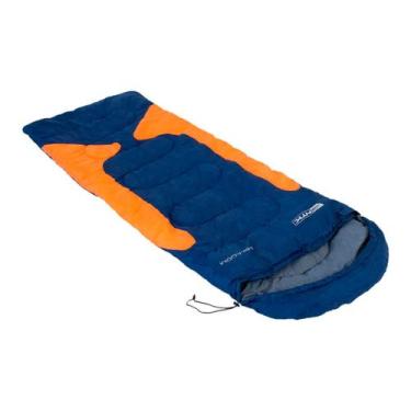 Imagem de Saco de Dormir NTK Freedom Solteiro -3,5C Verde ou Azul Camping Trilha