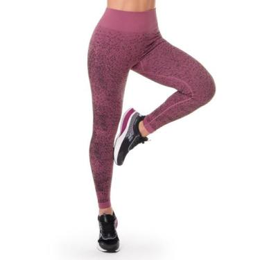 Imagem de Calça Legging Fitness em jacquard Dusty Pink - Zee Rucci, M