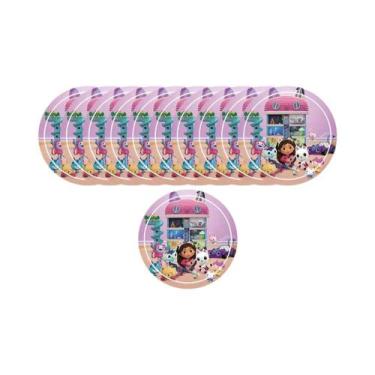 Imagem de Decorações De Festa De Aniversário Gabby Dollhouse Rosa, Suprimentos P