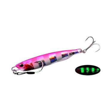Imagem de Isca De Pesca Metálica 3D Luminosa 10g-60g, Isca Artificial Tipo Lápis