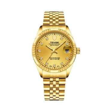 Imagem de Relógio De Moda Masculino À Prova d'Água Em Aço Inoxidável Com Mostrad