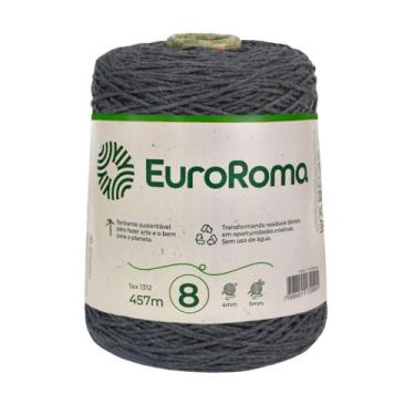 Imagem de Barbante Têxtil Nº8 Cores EuroRoma 600g 457m - Unidade -, Chumbo
