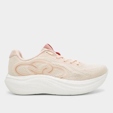 Imagem de Tênis Olympikus Rush Feminino, Branco, Laranja, 35