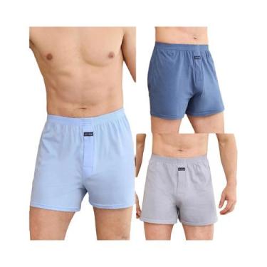 Imagem de Calças De Pijama Masculinas Soltas E Confortáveis De Algodão Aro Under